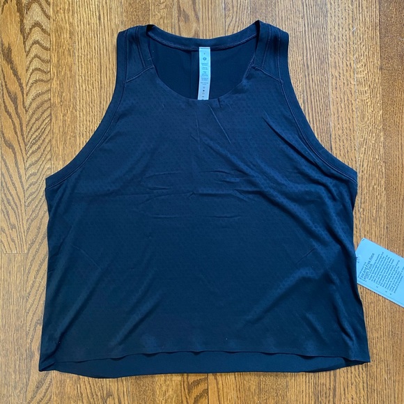 Lululemon Women’s Fast and Free Race Length Black Tank Top Size: 8 - Picture 3 of 9